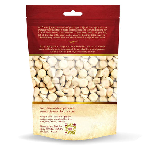 Spicy World 2 (32oz) Lupini Beans Dry Large Pound Bulk Bag - High Protein Legume, Vegan, Authentic