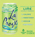 12 Oz (pack 8) La Croix Sparkling Water, Lime, Fl