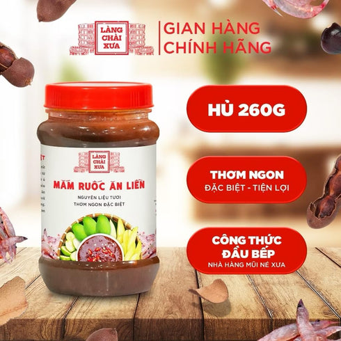 Generic Mm 400g Ruc n Lin Lang Chai Xua Traditional Vietnamese Shrimp Paste, Authentic Fish Sauce, Spicy Fermented