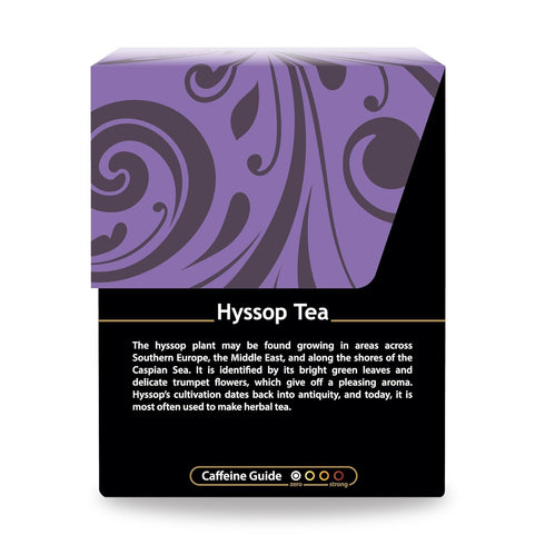 Buddha Teas Organic Hyssop Tea - OU Kosher, USDA Organic, 18 Bleach-Free Tea Bags