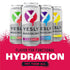 B6 B12, 16 Oz 12 Pack Yesly Functional Water, Black Cherry, Naturally Flavored Still Water with Electrolytes