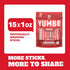 Summer 1 oz 15 Count Pack YUMBO Original Mini Sausage Sticks, High Protein Snacks, Gluten-Free, Low Carb, Keto