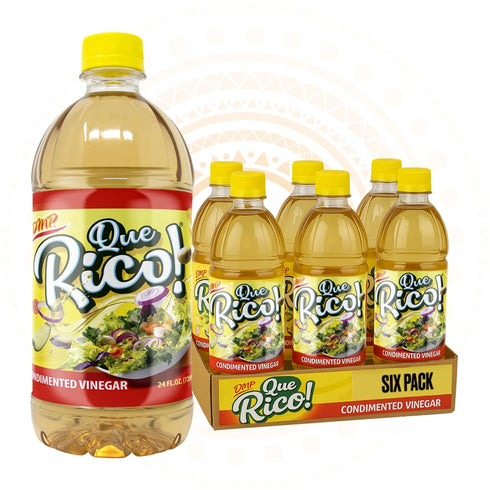De Mi Pais Seasoned Vinegar Que Rico! Perfect Pantry Staple for Enhancing
