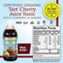 100% 16 oz Dynamic Health Organic Tart Cherry Juice Tonic with Turmeric & Ginger - Sour Tart Cherry Juice Concentrate