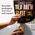 100% 12 36 GRADYS COLD BREW, New Orleans Style, Arabica Ground Coffee & Chicory Pouches, All-in-One Cold Brew Kit