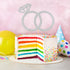 Diamond Ring Cake Topper - Engagement, Wedding, Bridal Shower, Valentine Party Decoration