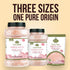 2.5 lb Good Tierra Himalayan Pink Salt in Jar - Coarse, - Ideal for Bath Salt, Table Salt Grinders, and Spice Jars
