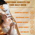 6 Immunity 6.35 Oz Mushroom Coffee Creamer, Caramel Creamer, Probiotics, MCT Powder and Mushrooms | Lion's Mane, Turkey