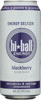 Hiball Energy Blackberry Energy Seltzer, 16 Fz