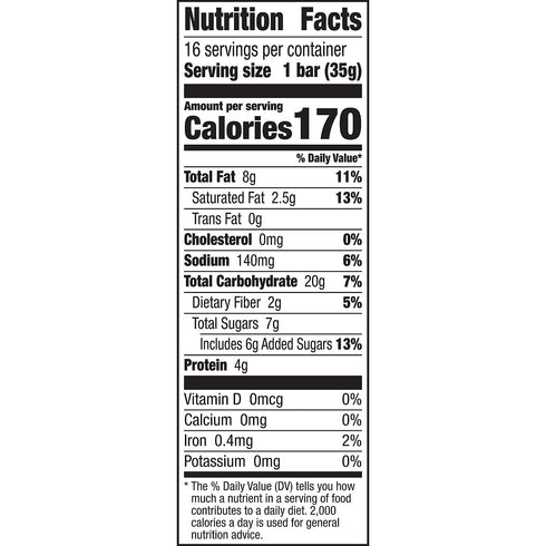General Mills SN42067 1.2oz 16/Box Nature Valley Nature Valley Granola Bars, Sweet & Salty Nut Peanut Cereal, Bar