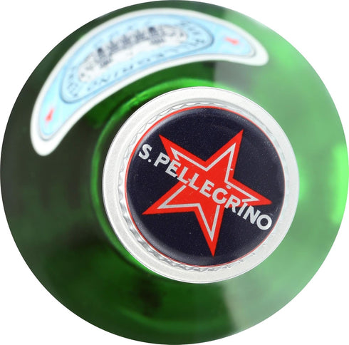 750 mL (25.30 oz) 6 Pack San Pellegrino Sparkling Natural Mineral Water fl Glass Bottles Premium Italian Carbonated