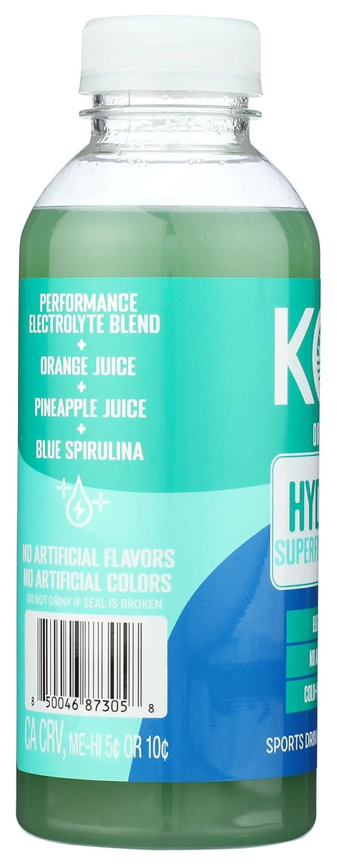 16 Oz Kor Shots, Drink Hydrate Superfood Quench Organic, Fl