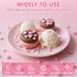 Jimmies 130g/4.58oz,Baking Edible Heart Sprinkles for Cake Decorating,White Pink Pearl Sugar Mix Size Candy