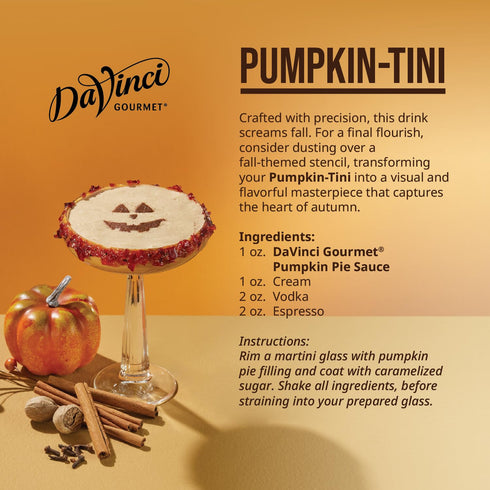 DaVinci Gourmet Pumpkin Pie Sauce, 64 Fluid Ounce (1 Pack)