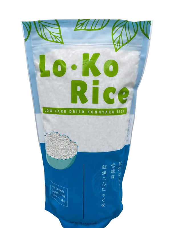 Blue pacific Konjac rice,shirataki rice,Low Calorie,Keto Friendly,LO KO RICE, Konjac dried rice,Healthy, Low-Carb,Holiday Gifts,