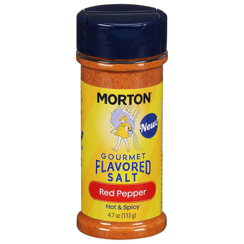 Morton Gourmet Flavored Salt Red Pepper, 4.7oz