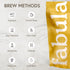 12 Fabula Coffee Decaf Dark Roast Whole Beans - Organic - Low Acid - Single Origin - Non-GMO - Mold Free - Ounce