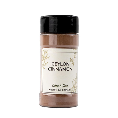 Olive & Vine Ceylon Cinnamon Ground, Sweet & Subtle, For Baking &