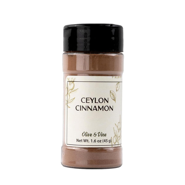 Olive & Vine Ceylon Cinnamon Ground, Sweet & Subtle, For Baking &