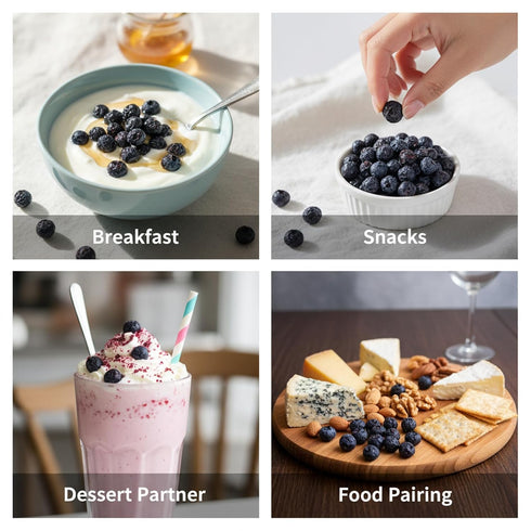 DYBOEDYO 15.87oz(450 Dried Blueberries | g) | Dehydrated Blueberries | Sweet Dried Fruits, Fruit Snacks |Handpicked