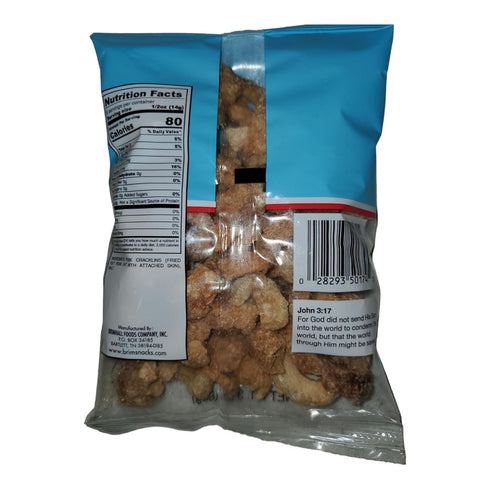 Brim's 3oz/ 4pk OLD- FASHIONED PORK CRACKLIN STRIPS