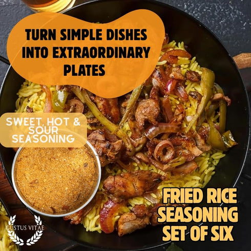 GLP-1 Set Fried Rice Seasoning Collection | Gourmet Spice Blends | Non GMO, No MSG | Made In USA | Small Batch, Hand