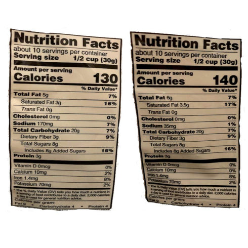 Simply Nature Pack (Pack 2 11 oz Super Foods Granola Combo of x bags) Dark chocolate & sea salt and Coconut cacao