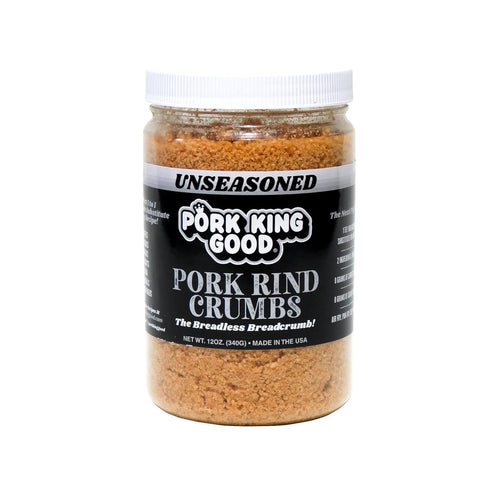 4 Pack! 12 Oz 4 Pack) Pork King Good - Pork Rind Breadcrumbs - Keto Friendly, Paleo, Gluten-Free, Sugar Free, Zero Carb