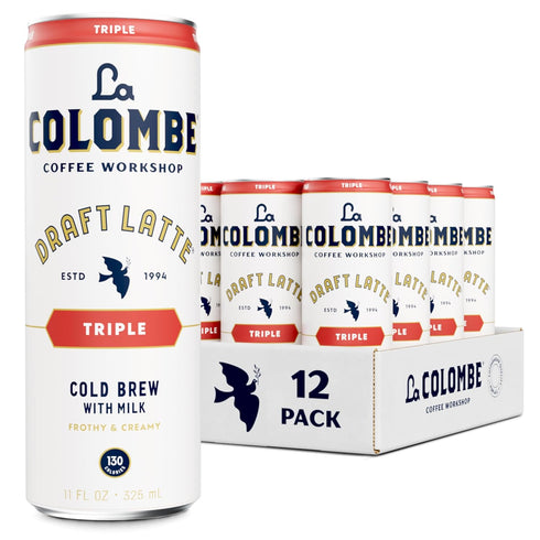 La Colombe Coffee, Triple Draft Latte, 11 fl oz Cans (Pack of