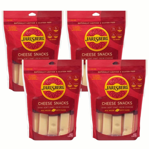Jarlsberg Cheese Original Snack Portions, 6 oz Semi-Soft, Sweet & Nutty [Pack
