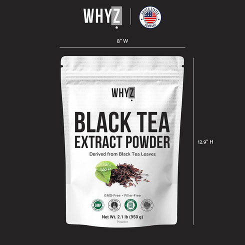950g 1900 Instant Black Tea Extract Powder, Unsweetened Iced Tea Concentrate from Real Black Tea Leaves, Instant Powder