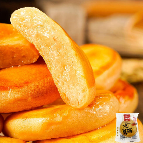 BKSUAIWU 0.59oz/pack,(30packs) Traditional Wife Cake,Chinese Dim Sum,Delicious Breakfast Bread,Instant Biscuits,About
