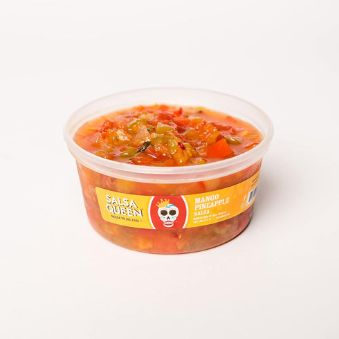 Salsa Queen Gourmet Freeze-Dried Mango Pineapple Salsa | Vegan, Keto, Gluten Free | Fresh Ingredients | 3+ Year Life |