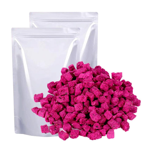Mkostlich Freeze-Dried Dragon Fruit, 2 x 3.52oz Snacks with 1 Ingredient, No Sugar Added, for Baking and Cereal