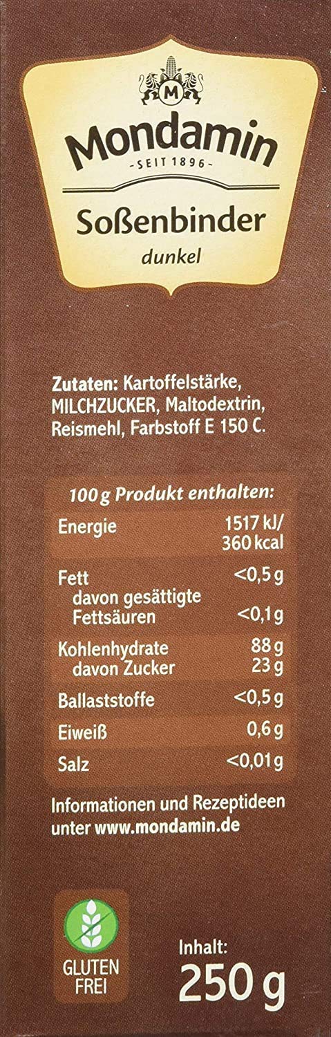 Mondamin Fix Sossenbinder Dunkel (German Import)