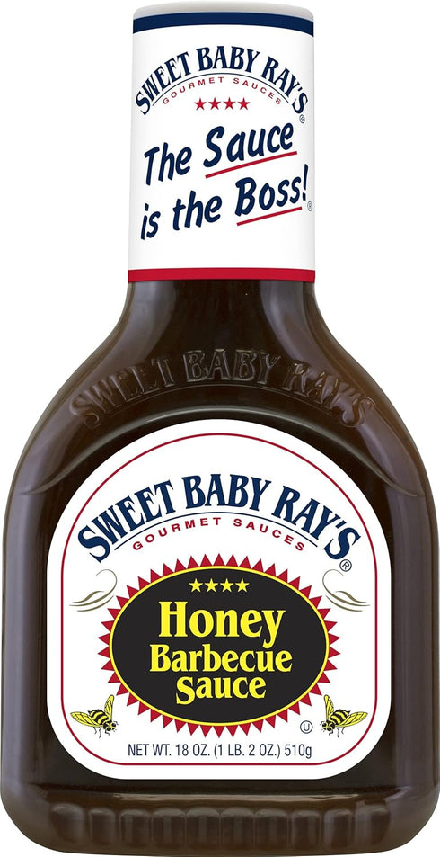 Sweet Baby Ray's Variety BBQ Sauce Set - Honey, Hickory, Sweet 'n Spicy, 18 Oz Bottles (Pack of 3)