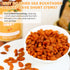 8.5 oz/240g Dried Sea Buckthorn Berries Premium Hand-Picked Whole Fruits Sea Buckthorn Tea No Additives,Tart & Tangy