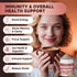 6 Immunity, 30 JUYIHEAL Mushroom Chicory, Mushroom Chicory Coffee Mushrooms with Chicory Root for Energy, Focus