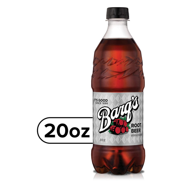 Variety Pack Barq's Root Beer Soda 20oz Bottles (Pack of 16, Total of 320