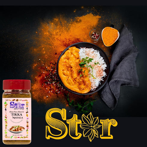 STAR SPICE SHOP - Tikka Masala Indian All Natural | Vegan | No Colors | Gluten Friendly | NON-GMO | Indian Origin