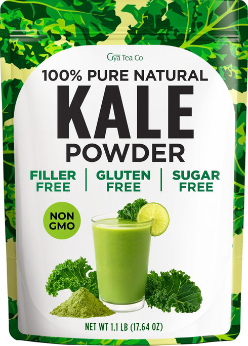 Gya Tea Co Kale Powder 1.1 lb (17.64 oz) 83 Servings, Dried