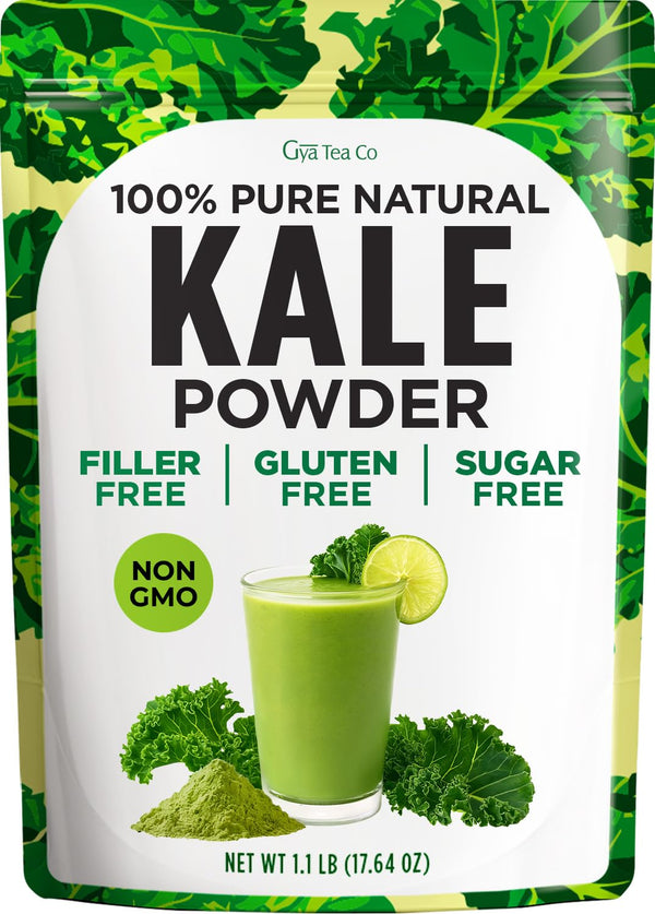 Gya Tea Co Kale Powder 1.1 lb (17.64 oz) 83 Servings, Dried