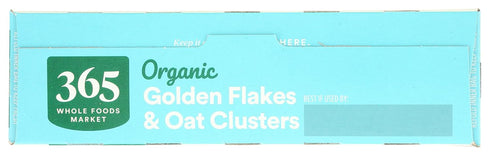 365 12 OZ by Whole Foods Market Organic Honey Flakes And Oat Clusters