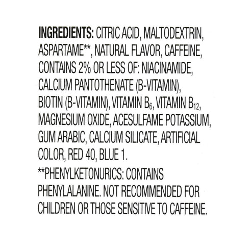 Getgal 10ct (Pack 6) Great Value Grape Energy Drink Mix