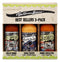 Torchbearer Sauces Best-Sellers Mini Hot Sauce Gift Set, 1.7oz 3 Pack -
