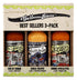 Torchbearer Sauces Best-Sellers Mini Hot Sauce Gift Set, 1.7oz 3 Pack -