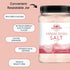2.5 Lbs 100% 84 LA SALT CO Kashmir Pink Himalayan Salt Jar, X-Fine | Pure, Food Grade with Trace Minerals | Kosher