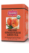 Brew La La Organic Green Tea - Natural Ginger Peach Flavor -