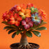 QYTGVSZ Mixed Desert Roses Succulent with Vibrant Trumpet Drought Tolerant Caudex Perfect for
