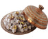 7.4 oz. Cerez Pazari Turkish Delight Pistachio Candy, Gourmet Premium Vegan Sweets Small Gift Box, Luxury Traditional